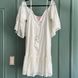 Lilly Pulitzer White Lace Dress